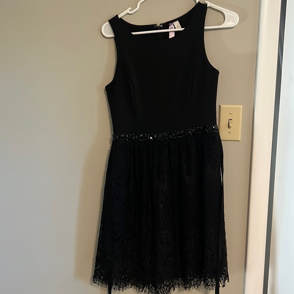 Alya black party lace dress size small